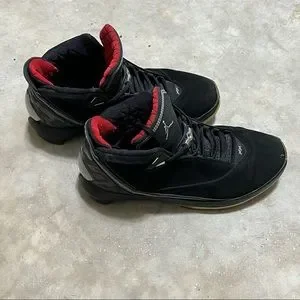 Air Jordan OG XX2 22 Size 9 Black Varsity Red Metallic Silver OG Jordan 22 OG Black Varisty Red Men main image 4